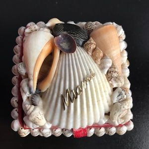 Seashell jewelry box